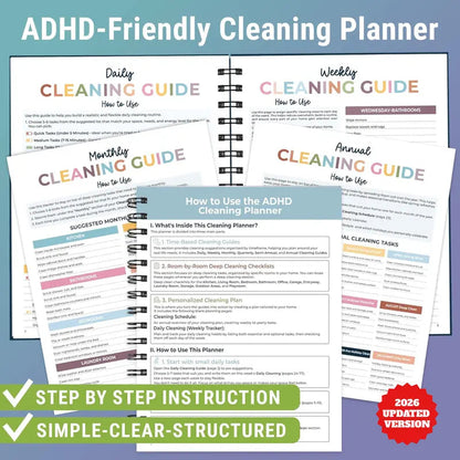 ADHD Cleaning Planner