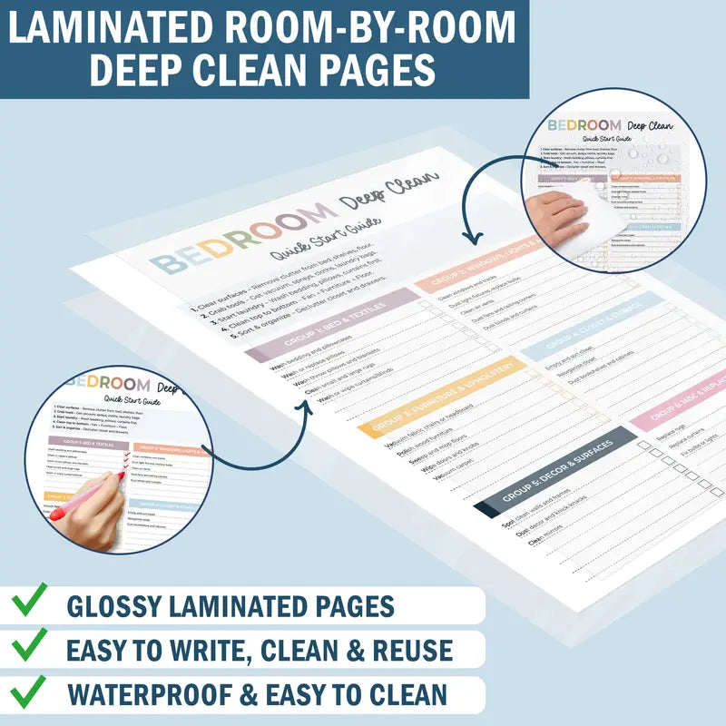 ADHD Cleaning Planner